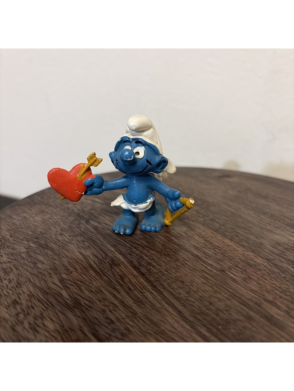 Vintage 1981 SMURF - 'Amour Cupid ' Valentine Figurine